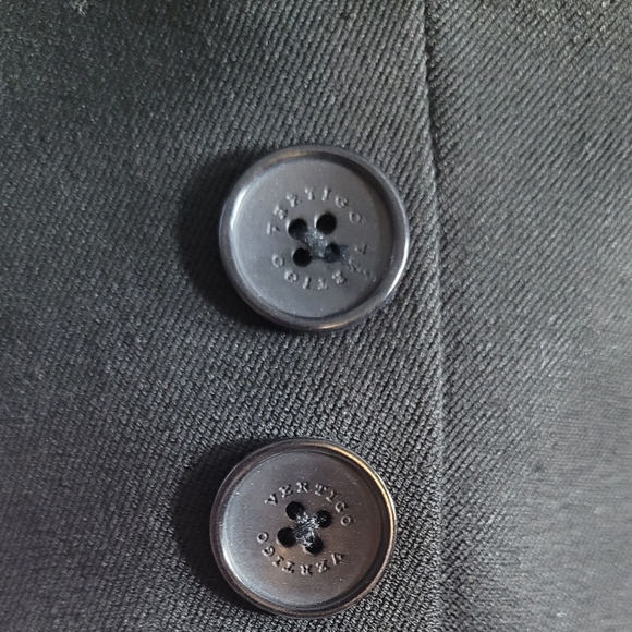 Vertigo Paris Black Button Down Fitted Blazer size M - Picture 5 of 5